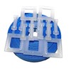 Pallet strapping kit Blue 10m x 12mm with 5 plastic