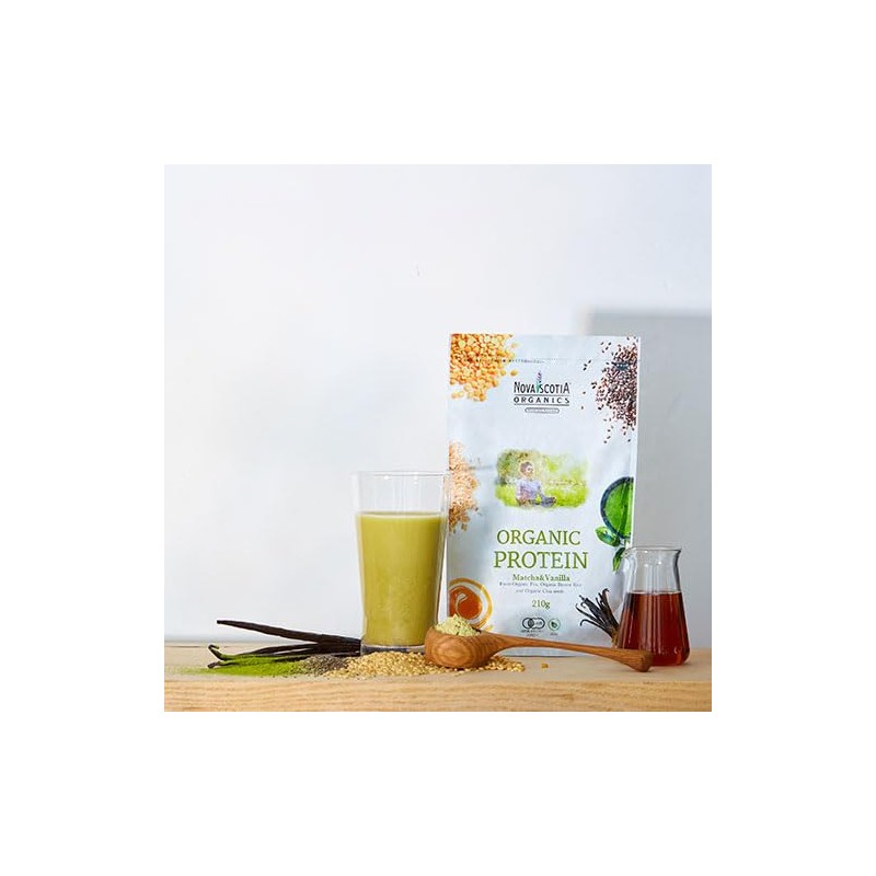 NOVA ORGANICS Organic Protein, Matcha & Vanilla, 7.4 oz (210