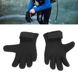 1 Pair Underwater Swimming Gloves, Scratch Proof Abrasion Resistant Diving Gloves, Neoprene Warm Keeping Gloves for Snorkeling Fishing Surfing (S)