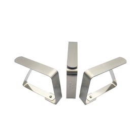 EesTeck 4 Pack Stainless Steel Tablecloth Clips Outdoor Table Cover Clamps Weddings Party Picnic Camping Table Cloth Holders