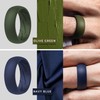 Anillos ThunderFit de bodas de silicona transpirable con ranuras interiores