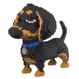 AERBRI Micro Building Blocks Puzzle Dachshund, Micro Building Blocks Puzzle, Cartoon Nano Building Block, Diamond Building Blocks Adult Decompression Gift
