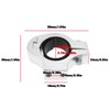 EMSea 2pcs Motorcycle Headlight Holder Bicycle Bottle K?fig Adapter Suitable