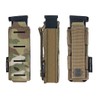 IDOGEAR Single Pistol Mag Pouch Elastic Molle Top Open Pouch
