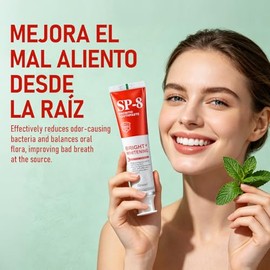 3PCS Sp-8 Probiotics Whitening Toothpaste, Fresh Breath Fresh Mint Flavor Sp-8 Toothpaste, Contiene 4 Probióticos para Blanquear Los Dientes, Elimina 