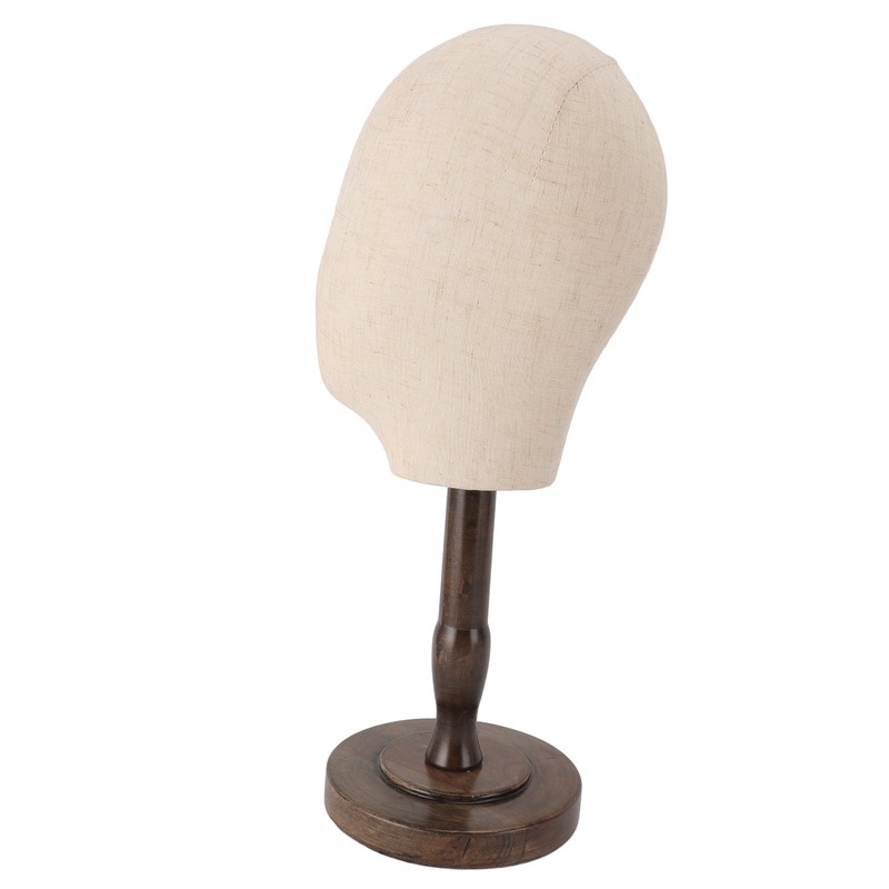 Wig Head Stand Non Woven Fabric Mannequin Head Hat Display