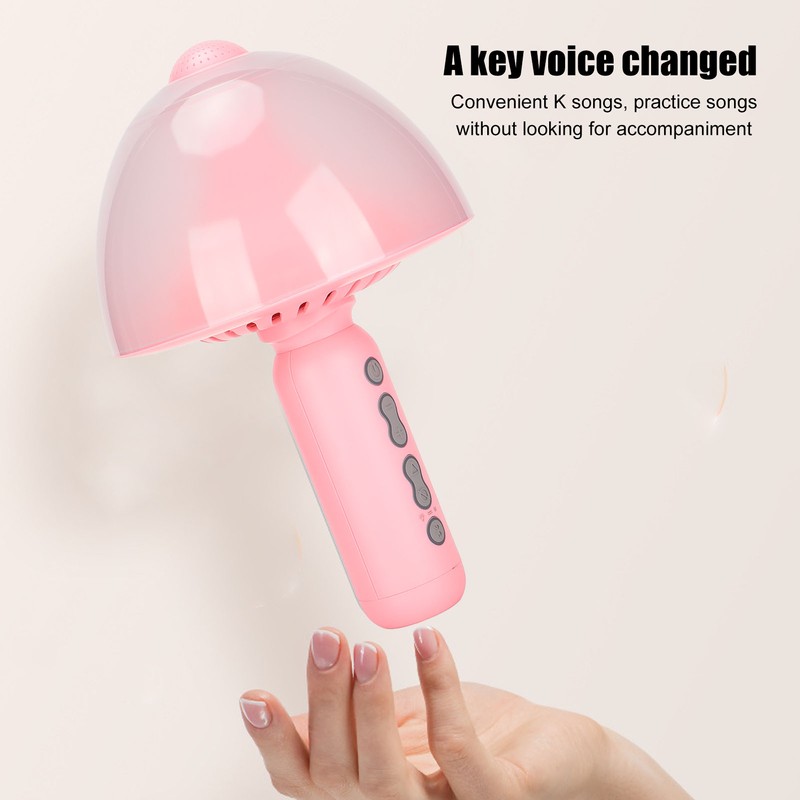 Bluetooth Wireless Karaoke Mic Night Light Bluetooth Microphone for Party