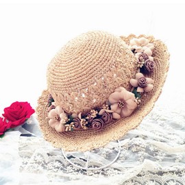 Flower Headband, Boho Bridal Flower Women's Flower Crown Garland Headband Women Flowers Wreath Crown Hair Band for Hat Ornament Wedding Beach Travel Bridal Wedding