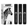 BIGTHUMB 3 Pcs Black Jumbo Permanent Markers: 15mm Wide Tip
