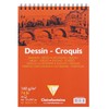 Clairefontaine - Ref 96674C - Wirebound White Drawing Sketch Pad
