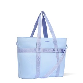 Corkcicle Travel Soft Estelle Tote Cooler, Water Resistant Insulated Portable Bag for Picnics, The Beach, Work, Periwinkle