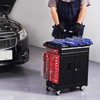Magnetic Socket Organizer Set 8PCS Socket Trays Blue & Red