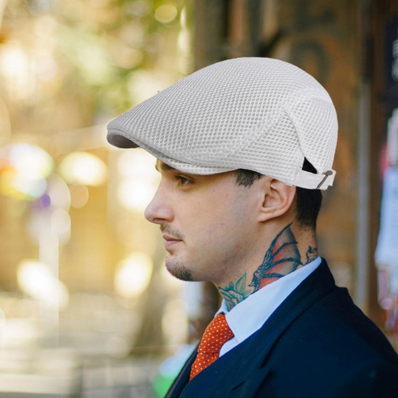 Kingsie Men's Mesh Hunting Cap, Golf Hat, Breathable, Outdoors, Present,