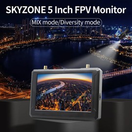SKYZONE M5F FPV Monitor 5inch with DVR 5.8Ghz 48CH 800 x 480 Drone Receiver Monitor for FPV Drone RC Cars