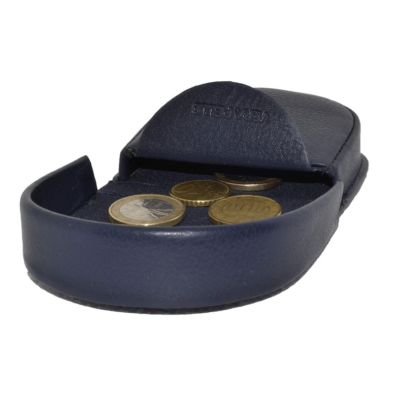 COVERI Tacco Men's Genuine Leather Coin Purse, blue