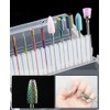 MUEYAN 31 pcs Nail Drill Bits Set with 210 Pieces