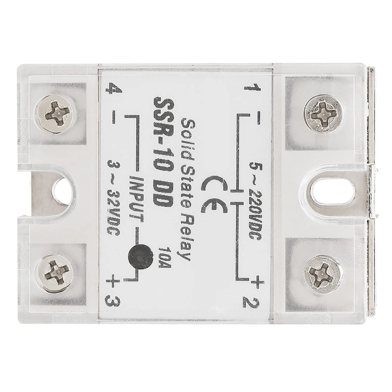 SSR10 DD 10A 5-220VDC Solid State Relay High Speed Silent