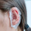 Self Hair Dye Ear Protection Plastic Cover 100P Comfortable Cover 100 Pcs 10ea