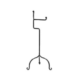 Home collection by Raghu Standing Toilet Paper Holder, 8 by 23-Inch, Black