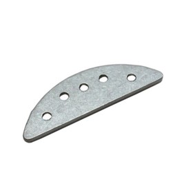 Three Hole Heel Protector, Large, 0.1 x 1.9 x 0.6 inches (3 x 48 x 14 mm)