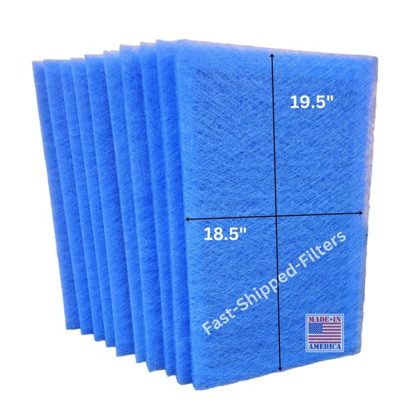 Fast-Shipped-Filters 10 Pack 20x22 Replacement Filter Pads Compatible with Dynamic