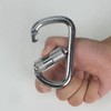 Auto Locking Carabiner 45KN=10000lbs Heavy Duty Large Clip Climbing Carabiner