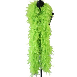 mayDONG Colorful Plush Feather Boa for Crafts Soft Feather Stripe Wedding Party Costume Nightclub Stage Dancing Diy Decorations