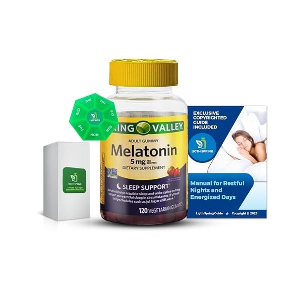 Melatonin 5Mg, 120 Gummies, Sleep Support with Bundle Exclusive Better