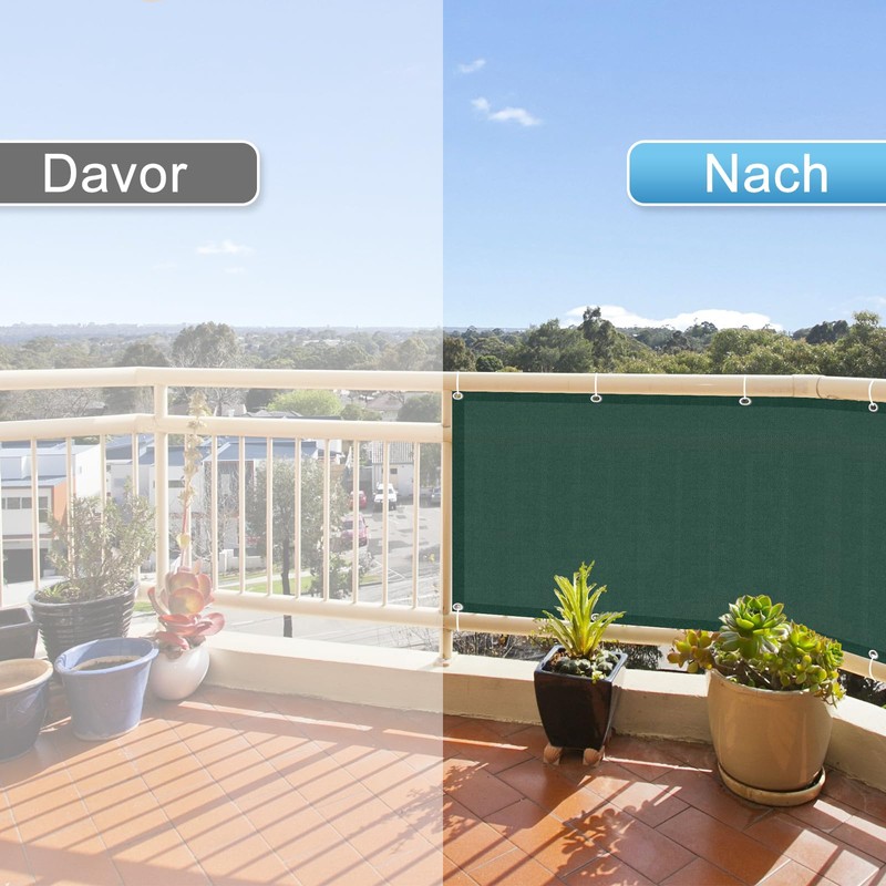 SUNNY GUARD Balcony Privacy Screen 85 x 500 cm Balcony