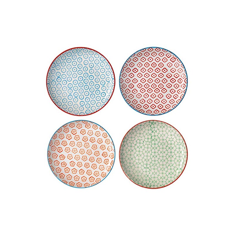 Bloomingville Ceramic 6.25'' Bread & Butter Plates Emma, Set of