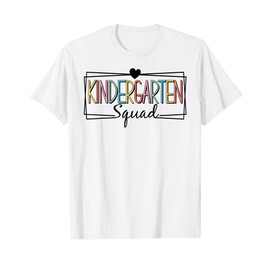 Kindergarten Squad Teachers Kids Kindergarten Back to School T-Shirt
