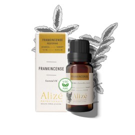 Alizé Aromatherapy Frankincense Essential Oil, 100% Natural & Pure Essential Oils for Diffusers for Home, Diffuser Oils Scents, and Aromatherapy, Diffuser Oils Scents for Home, 10ml-0.33 fl oz