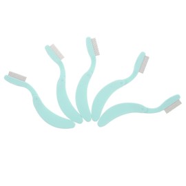 Beavorty Pcs Stainless Steel Eyebrow Brush Lash Comb Portable Folding Beauty Tools for Separating Lashes and Grooming Brows