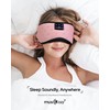 MUSICOZY Bluetooth Sleep Mask Headphones for Side Sleepers