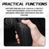 QKYS Leather Car Gear Shift Knob Cover, Upgraded Anti-Slip Design