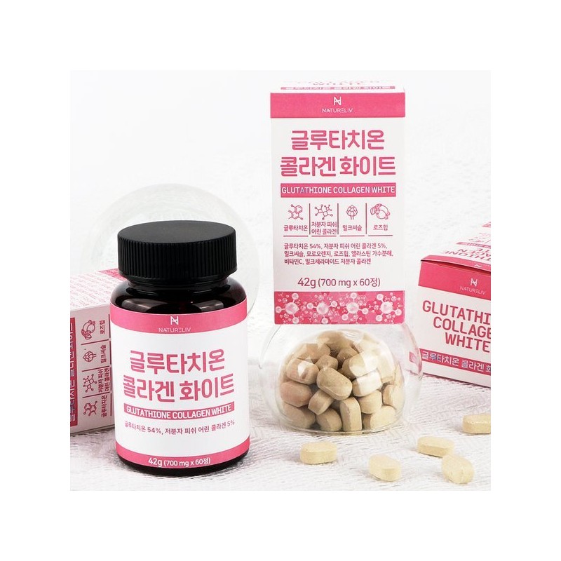 Lap on Lap 글루타치온 콜라겐 화이트 밀크씨슬 함유 Glutathione Collagen