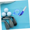 KICHOUSE 1 Set Golf Ball Marker Stencil Alignment Tool for