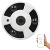 Clicklife Cámara de Seguridad Ojo de Pez Wi-Fi Panorámica 360
