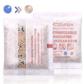 ADSORBCO REDEFINING DESICCANT [20 Gram 20 Packages] Adsorbco Rechargeable Molecular Sieve Desiccant Packs