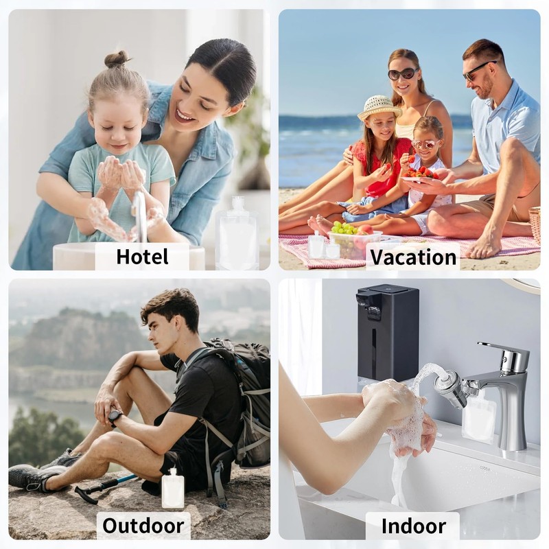 30 PCS Travel Pouches for Toiletries, FUNCYboo Travel Size Portable