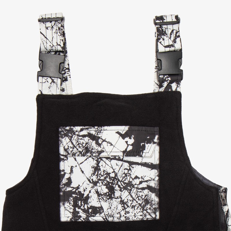 Arctix Kids' Gravity Bib Overalls, Cracked Marble White, 4T