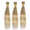 Dokksiiia Two Tone Blonde Color Straight Bundles P27/613 Ombre Human