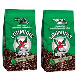 Loumidis griechischer Mokka Kaffee (2x 194 g), griechischer Kaffee, Mocha Greece