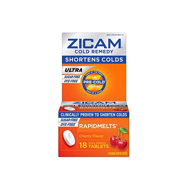 ZICAM Cold Remedy Ultra RAPIDMELTS - Cherry 18CT