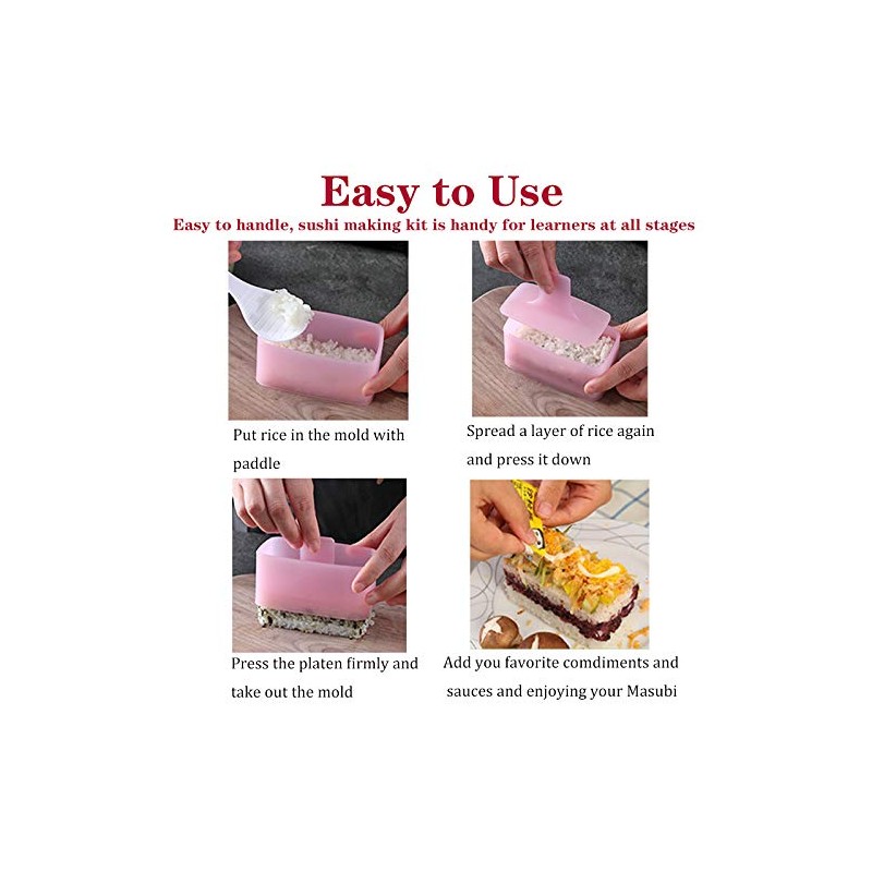 Spam Musubi Mold - 2 Pack Musubi Maker Pres, Luncheon