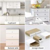 JIIDAA 6 PCS Cabinet Knobs with 2 Sizes Screws, 30mm