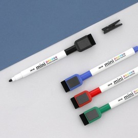 Java Magnetic Eraser Mini Whiteboard Marker x 12-Piece Set (1.5mm) / 자바 자석 지우개 미니 보드마카 X 12개세트 (1.5mm)