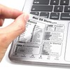 2 Pack Mac OS Shortcuts Stickers | Mac Keyboard Stickers