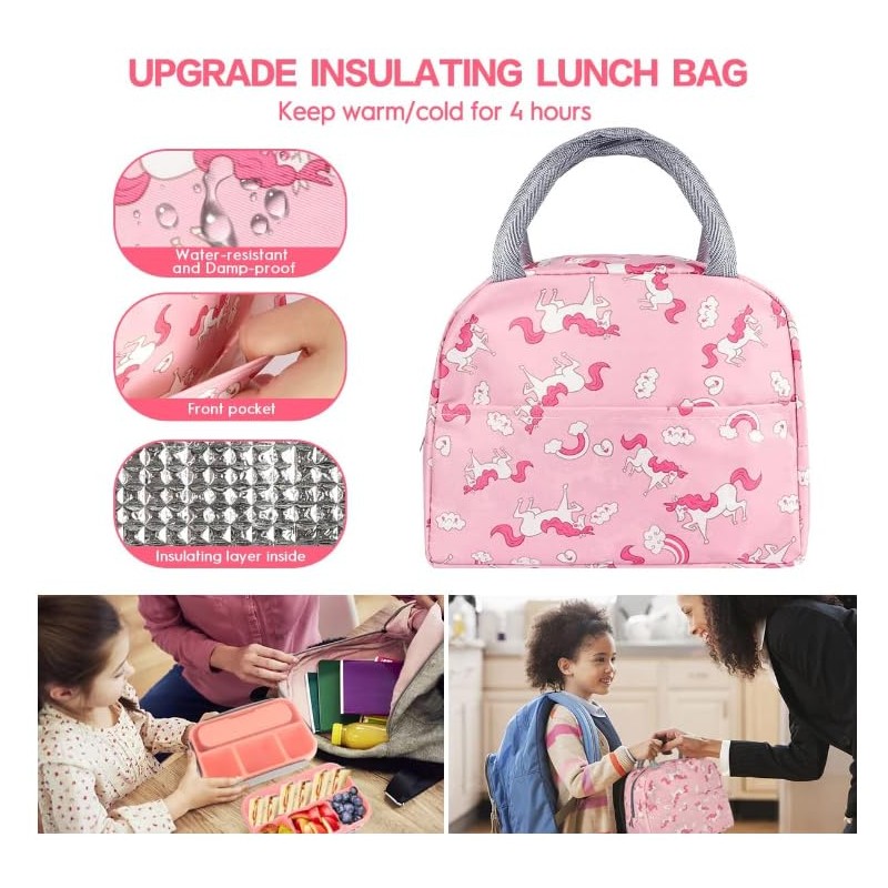 Yarratech 27pcs 1300ml Loncheras para Niños y Niñas, Fiambrera Bento