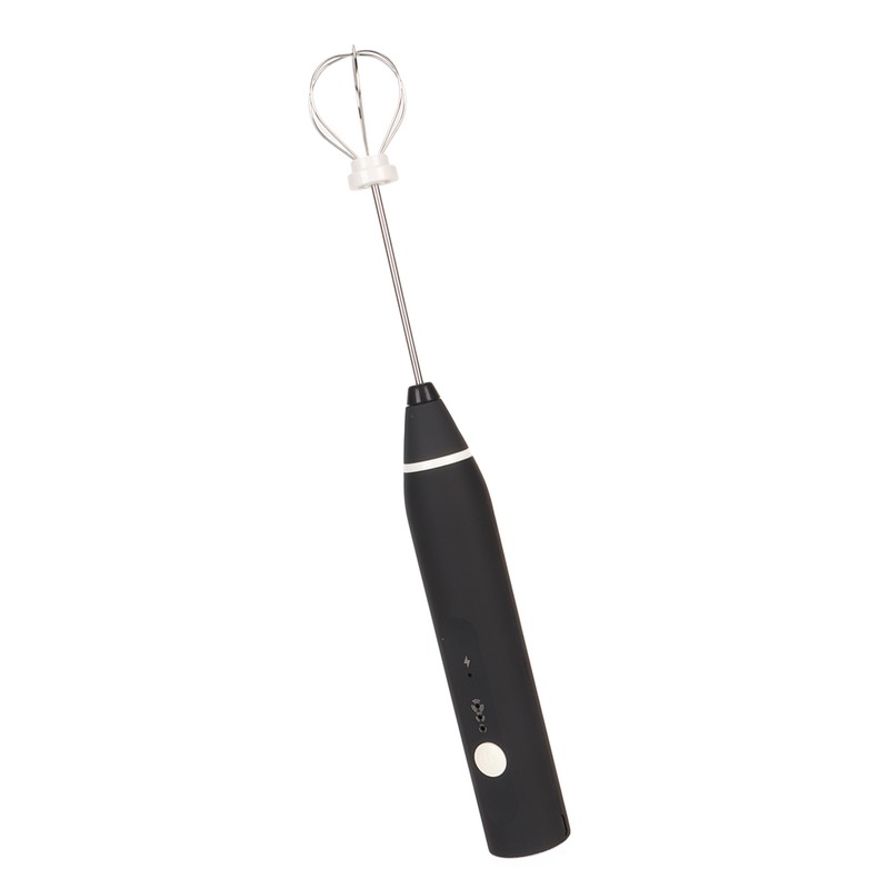 Rechargeable Milk Frother 304 Stainless Steel Handheld Foam Maker Cordless